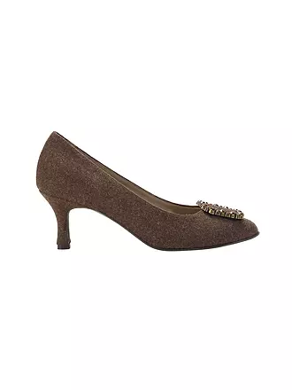 DIRNDL & BUA | Trachtenpumps | grau