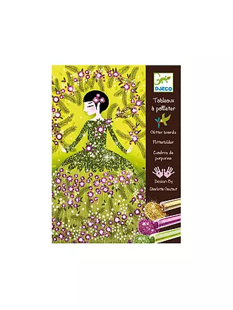 DJECO | Bastel-Set - Flitterbilder - Glitter Dresses | keine Farbe