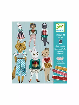 DJECO | Weben mit Perlen - Kitty cats | transparent