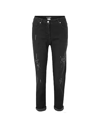 DORIS STREICH | Jeans Straight Fit | schwarz