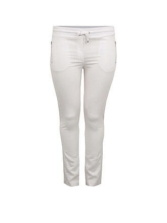 DORIS STREICH | Leinenhose Jogging Fit | dunkelblau