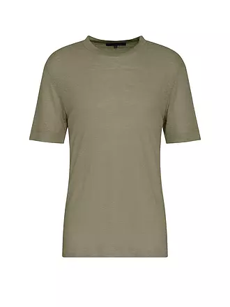 DRYKORN | Leinen T-Shirt RAPHAEL | olive