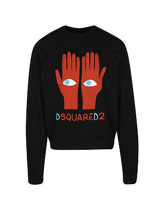 DSQUARED2 | Sweater EYES ON HAND | schwarz