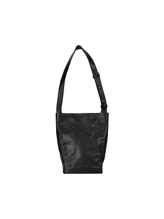 DUREN | Ledertasche - Umhängetasche BAR BAG Small | schwarz