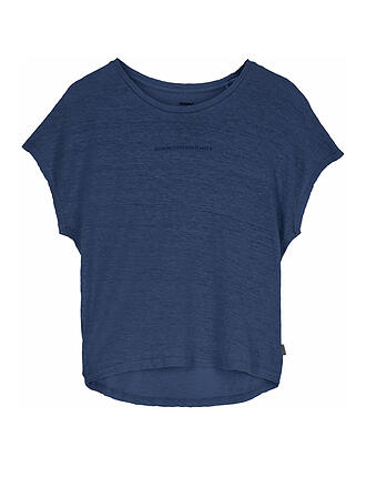 ECOALF | Leinen T Shirt Anialf | blau