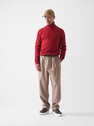 ECOALF | Rollkragenpullover | dunkelrot