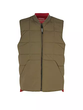 ECOALF | Steppgilet | dunkelrot