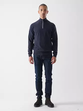 ECOALF | Troyer Pullover | dunkelblau