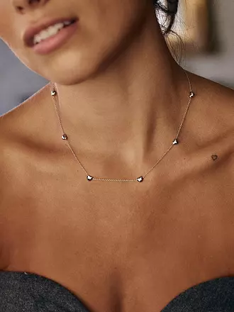 EDBLAD | Halskette BARLEY NECKLACE MULTI Steel | gold