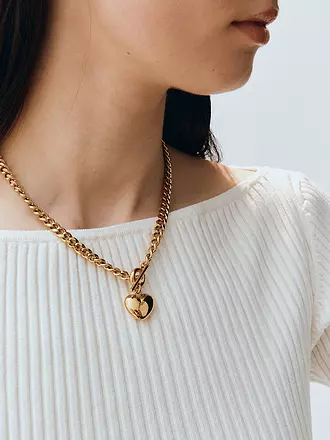 EDBLAD | Halskette BARLEY NECKLACE Maxi Gold | silber