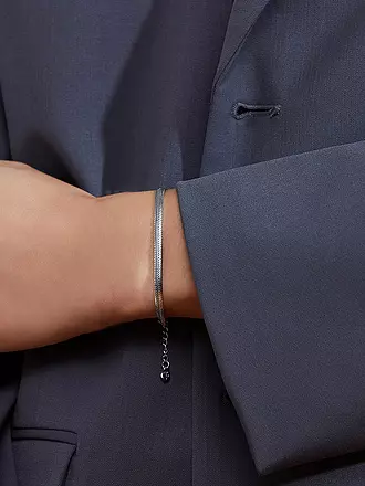 EDBLAD | Halskette HERRINGBONE BRACELET Steel | gold
