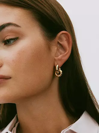 EDBLAD | Ohrringe CHUNKY ETERNAL EARRINGS  Steel | gold