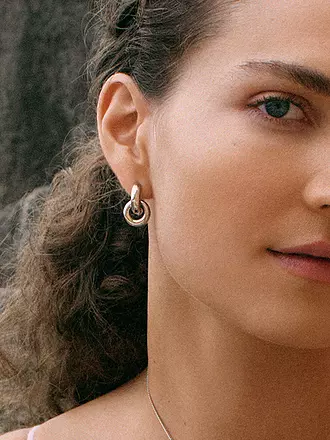 EDBLAD | Ohrringe CHUNKY ETERNAL EARRINGS Gold | silber