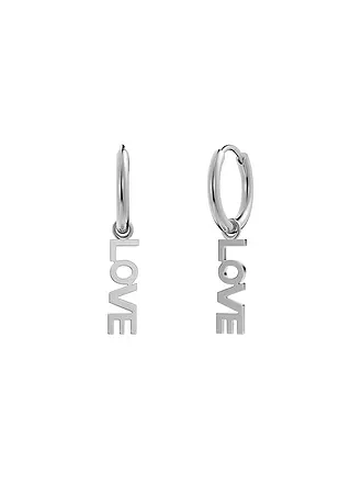 EDBLAD | Ohrringe LOVE HOOPS Steel | gold