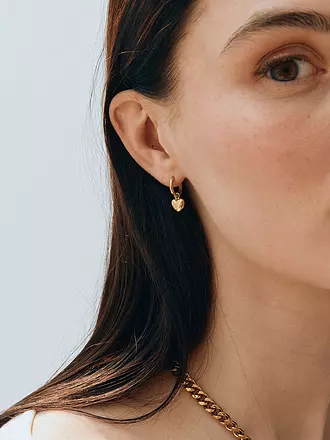 EDBLAD | Ring BARLEY HOOPS Steel | gold