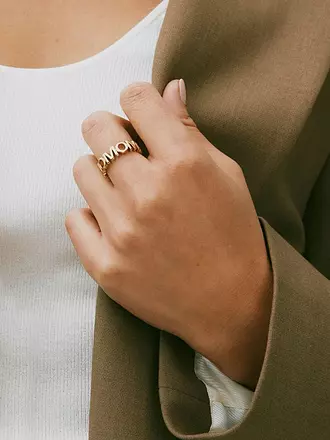 EDBLAD | Ring MOM MULTI Steel | gold
