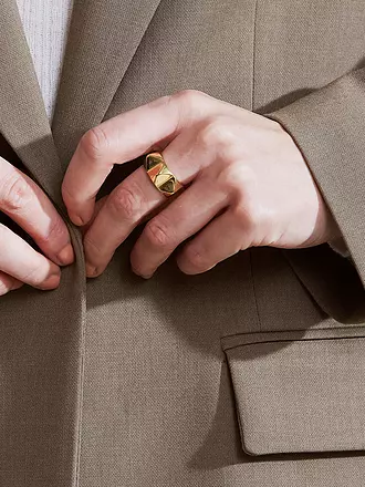 EDBLAD | Ring PEAK RIVET Steel | gold