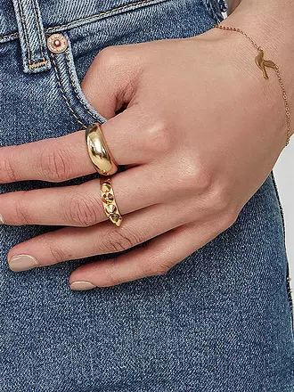 EDBLAD | Ring PEAK Single Steel | gold