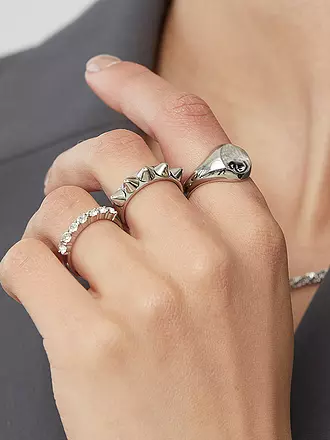 EDBLAD | Ring PEAK Single Steel | silber