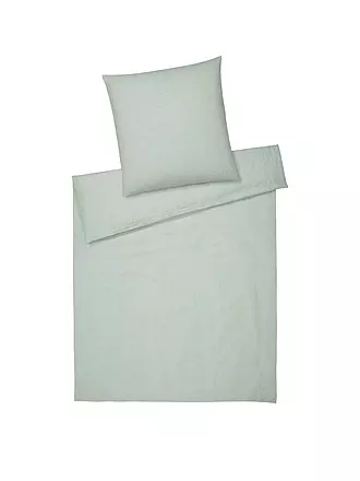 ELEGANTE | Halbleinen Bettwäsche Breeze 70x90cm/140x200cm Flieder | hellgrün