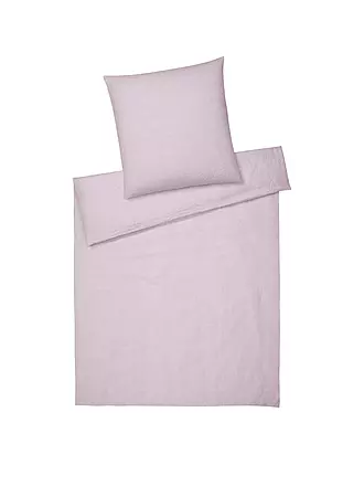 ELEGANTE | Halbleinen Bettwäsche Breeze 70x90cm/140x200cm Flieder | hellgrün