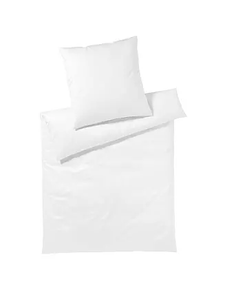 ELEGANTE | Jersey Bettwäsche SOLID 70x90cm / 140x200cm Graphit | weiss