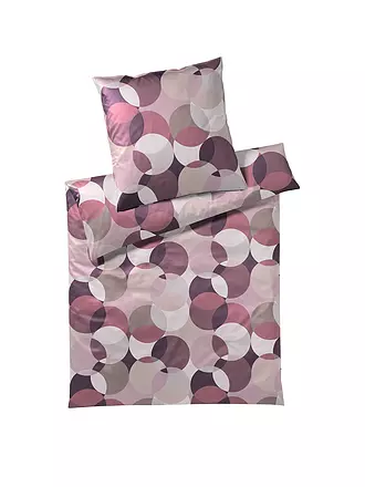 ELEGANTE | Satin Bettwäsche 70x90cm  / 140x200cm PATCH | beere