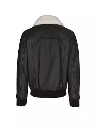 ELEVENTY | Lederjacke | braun