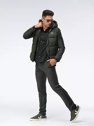 EMPORIO ARMANI | Hemd Slim Fit | olive