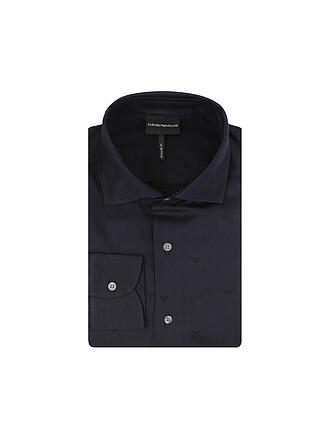 EMPORIO ARMANI | Jerseyhemd Regular Fit ADLER | blau