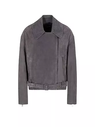 EMPORIO ARMANI | Lederjacke | grau