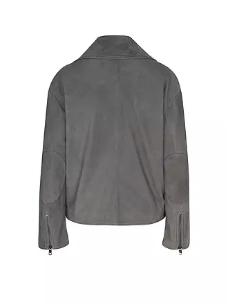 EMPORIO ARMANI | Lederjacke | grau