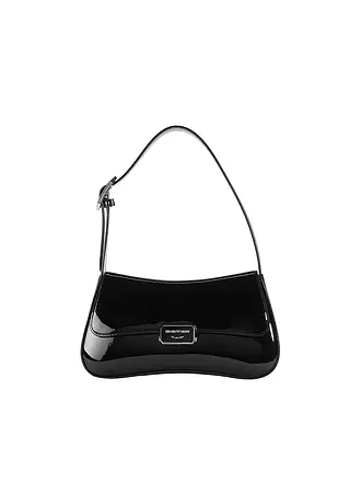 EMPORIO ARMANI | Ledertasche - Mini Bag CASSANDRA Medium | schwarz