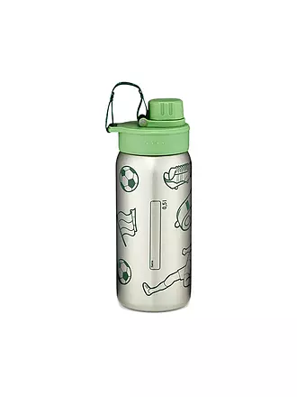 ERGOBAG | Edelstahl Trinkflasche 0,5L Lila | grün