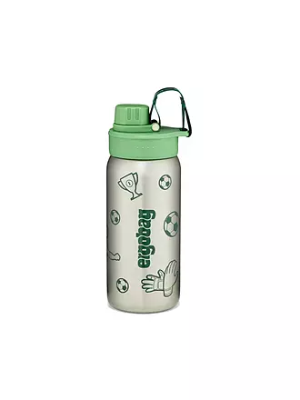 ERGOBAG | Edelstahl Trinkflasche Schwarz | grün