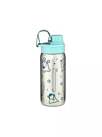 ERGOBAG | Edelstahl Trinkflasche Schwarz | petrol