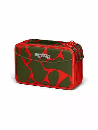 ERGOBAG | Federpenal -  Maxi Mäppchen Perlentaucherbär | olive