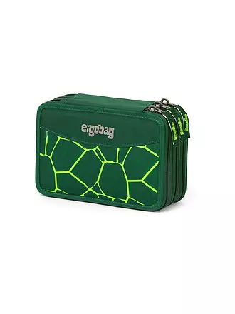 ERGOBAG | Federpenal - Maxi Mäppchen - BlütenzauBär | dunkelgrün
