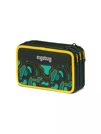 ERGOBAG | Federpenal - Maxi Mäppchen - BlütenzauBär | dunkelgrün