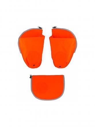 ERGOBAG | Fluo LED Seitentaschen Zip-Set Pink | orange