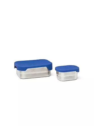 ERGOBAG | Frischhaltedose - Brotdose | silber