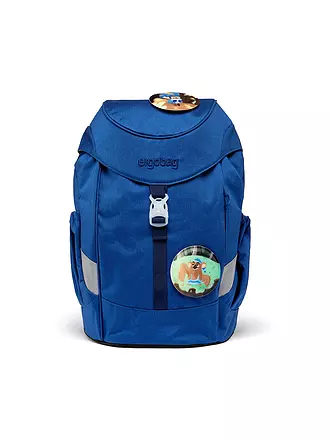 ERGOBAG | Kinder Rucksack Mini - WaldmonstBär | blau