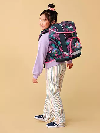 ERGOBAG | Schulrucksack-Set 5tlg. Cubo KorallenBär | schwarz