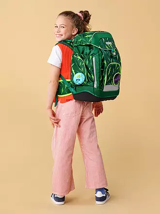 ERGOBAG | Schulrucksack-Set 6tlg.  Maxi Bärtastisch | grün