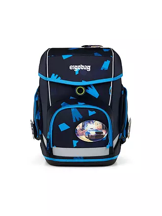 ERGOBAG | Schultasche Set 5tlg CUBO Bärdektiv Drei Fragezeichen Kids | schwarz