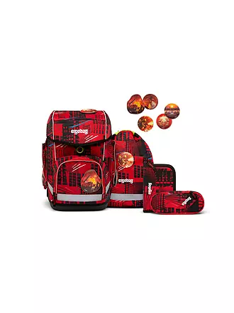 ERGOBAG | Schultaschen Set 5tlg CUBO - | rot