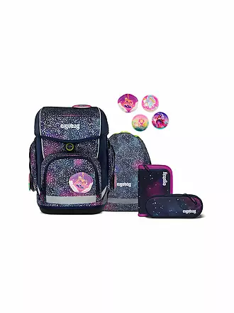 ERGOBAG | Schultaschen Set 5tlg CUBO | dunkelblau