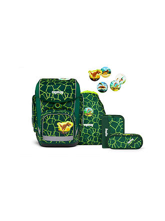 ERGOBAG | Schultaschen Set 5tlg Cubo Bärrex | gruen