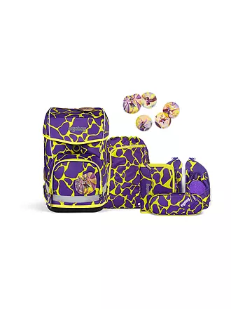 ERGOBAG | Schultaschen Set 6tlg CUBO Light Lumi - SuBärkraft | lila