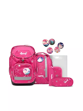 ERGOBAG | Schultaschen Set 6tlg PACK - KorallBär | pink